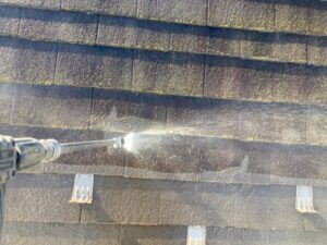 武蔵野市　屋根の高圧洗浄