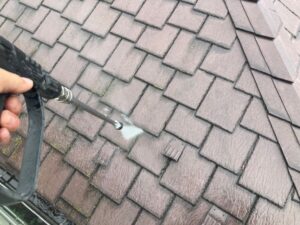 三鷹市　屋根の高圧洗浄