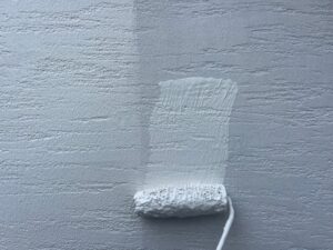 杉並区　外壁を白く塗装