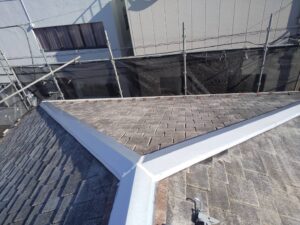 武蔵野市　カバー工法を終えた屋根