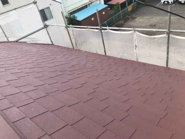 綺麗に仕上がった三鷹市の住宅の屋根